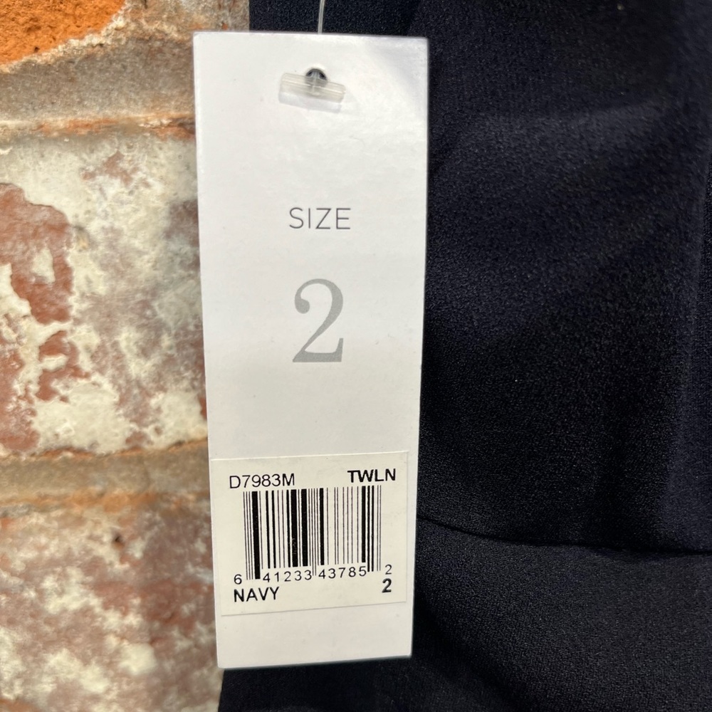 Donna Morgan Women's Bodycon Dress w/ Asymmetrical Hem Sz 2 - Picture 7 of 8